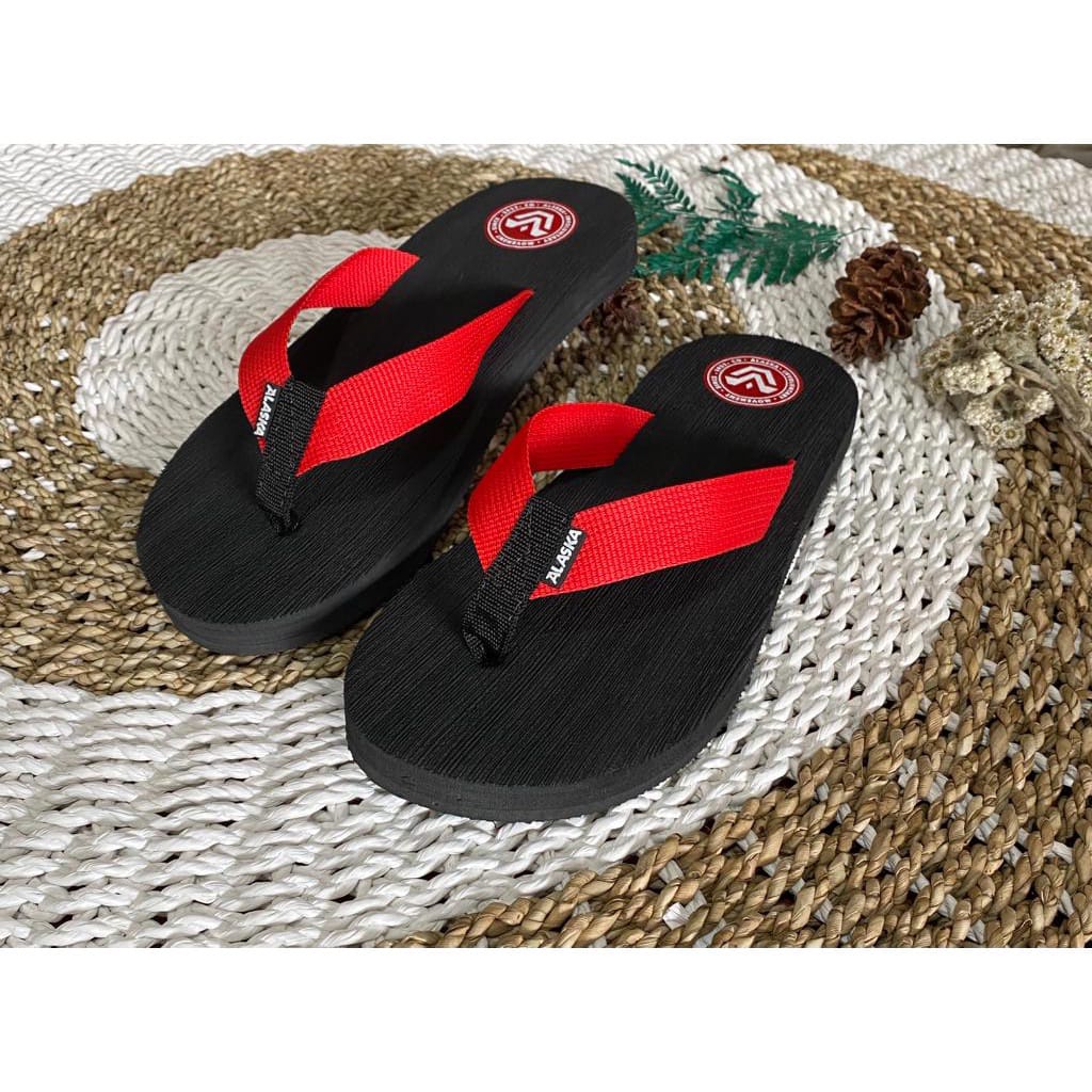 Sandal Jepit Pria Dewasa Kekinian Merk ALASKA / Sandal Pria Wanita kekinian terbaru