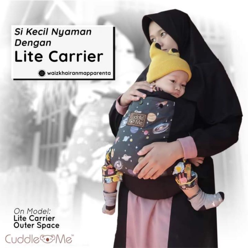 CuddleMe litecarrier, gendongan bayi, Gendongan Depan