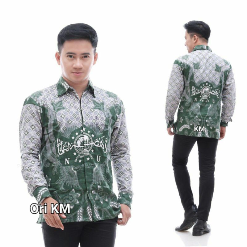 KEMEJA BATIK NU REMEKAN,Kemeja batik Nu BATIK NU Batik NU NUSANTARA BATIK NAHDLIYIN SERBA SERBI NU