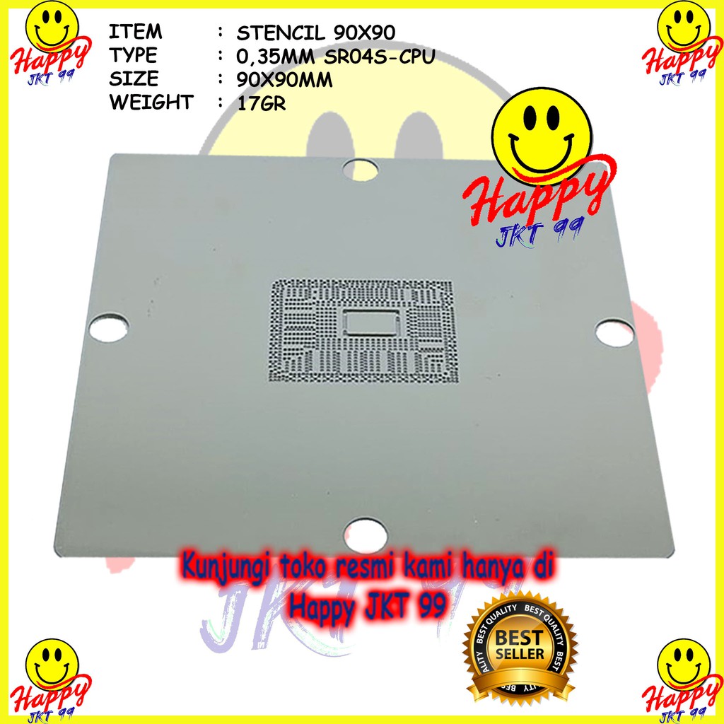 [ HAPPY JKT 99 ] STENCIL 90X90 R04S SR0VA SR13W SR109 SR0CW SR0FB SR08N