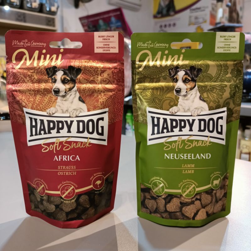 Happy Dog Soft Snack Neuseeland / Africa 100gr / Snack Treat Anjing