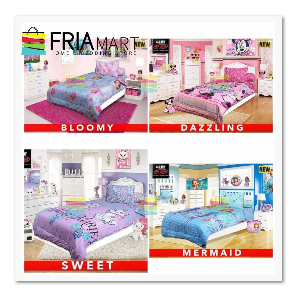 My Love Bedcover Set 160x200 Queen Bantal 2 Tinggi 30 Flat Motif Minimalis Bed Cover Shopee Indonesia