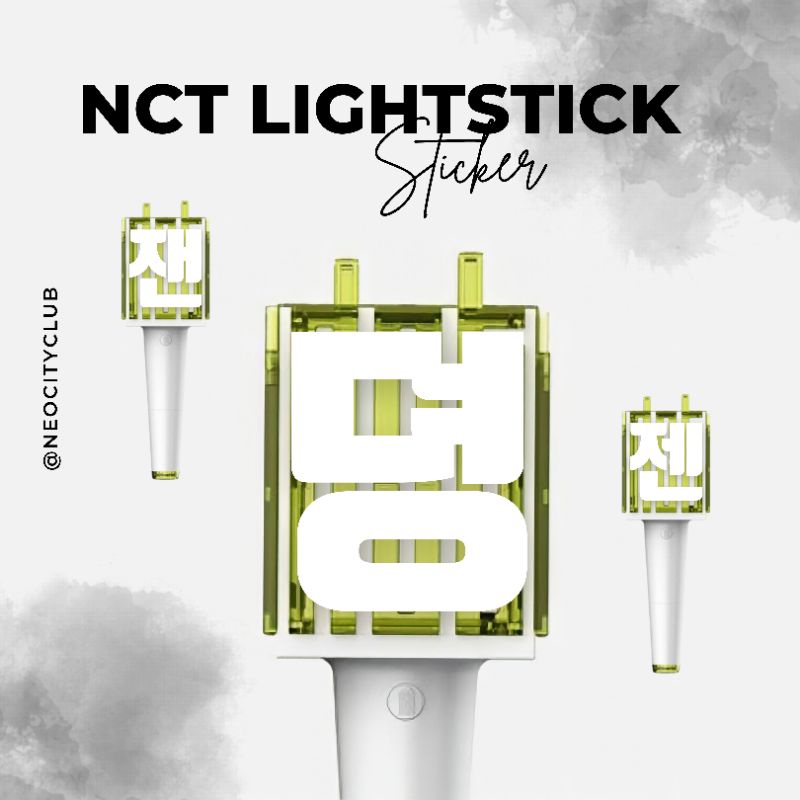 STICKER LIGHTSTICK NCT REFLECTIVE HOLOGRAM NCT 127 DREAM
