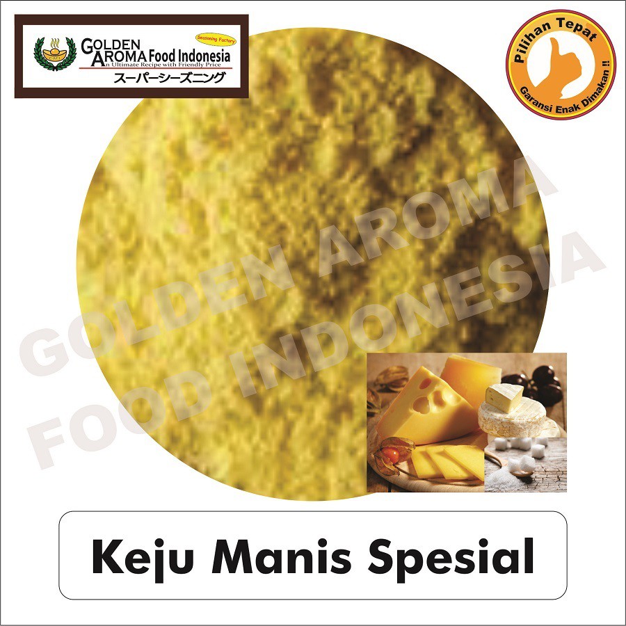 

Bubuk Tabur Rasa Keju Manis Spesial 250gr Bumbu Serbaguna Halal 1/4Kg Sweet Cheese Seasoning Powder