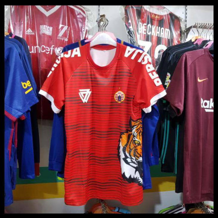 Mantab Jersey Persija Training Tiger Roar Merah Liga 1 2018/2019 Grade Ori Lo