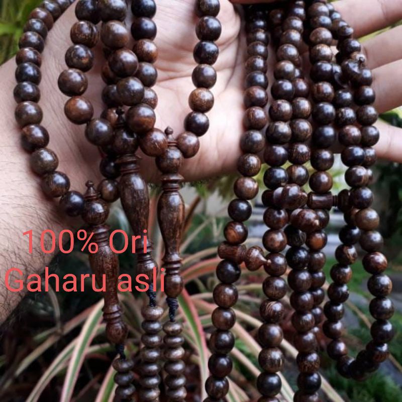 tasbih gaharu asli grade A 8mm tasbih gaharu buaya tasbih gaharu Kalimantan tasbih gaharu asli