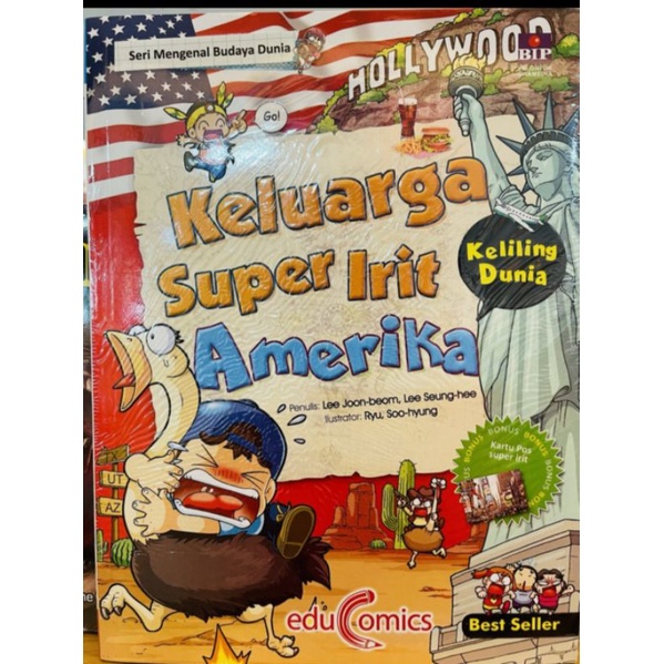 Jual Buku Komik Keluarga Super Irit Keliling Dunia Amerika Shopee