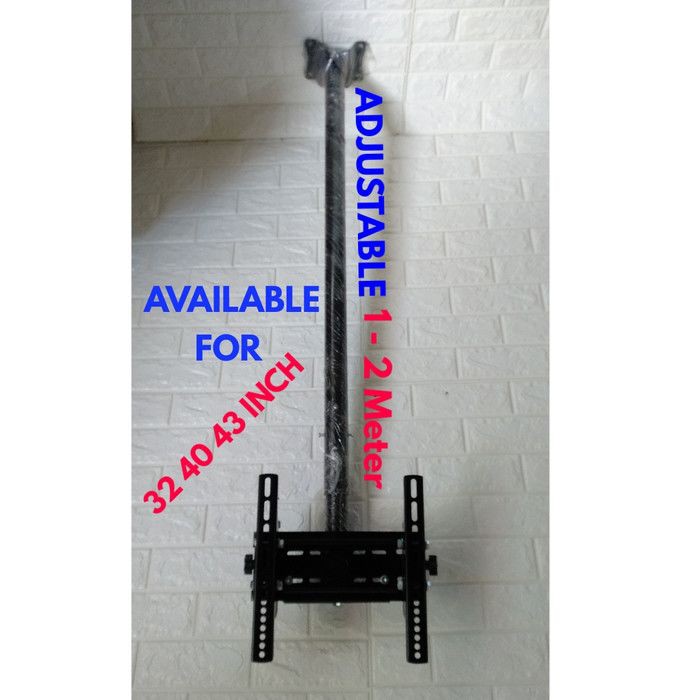Bracket tv Gantung 43 40 32 24 Inch Water pass Adjustable 2 Meter