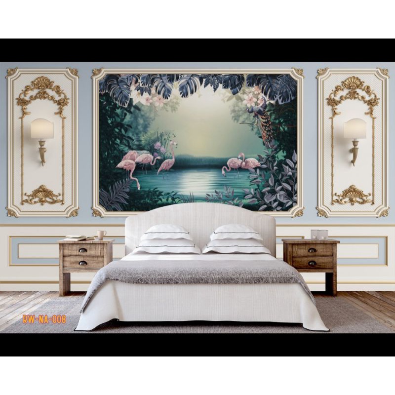 Wallpaper 3D design Wallpaper Moulding super Mewah