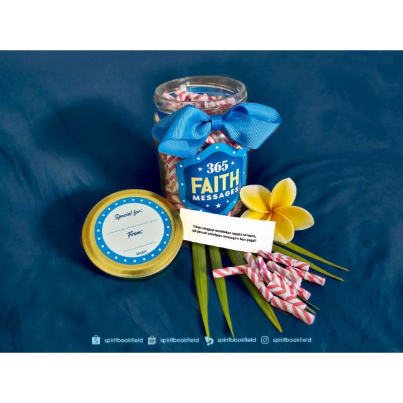 365  Faith Messages - Gift Suvenir Kristen untuk Ulang Tahun, Anniversary, Perpisahan, dll