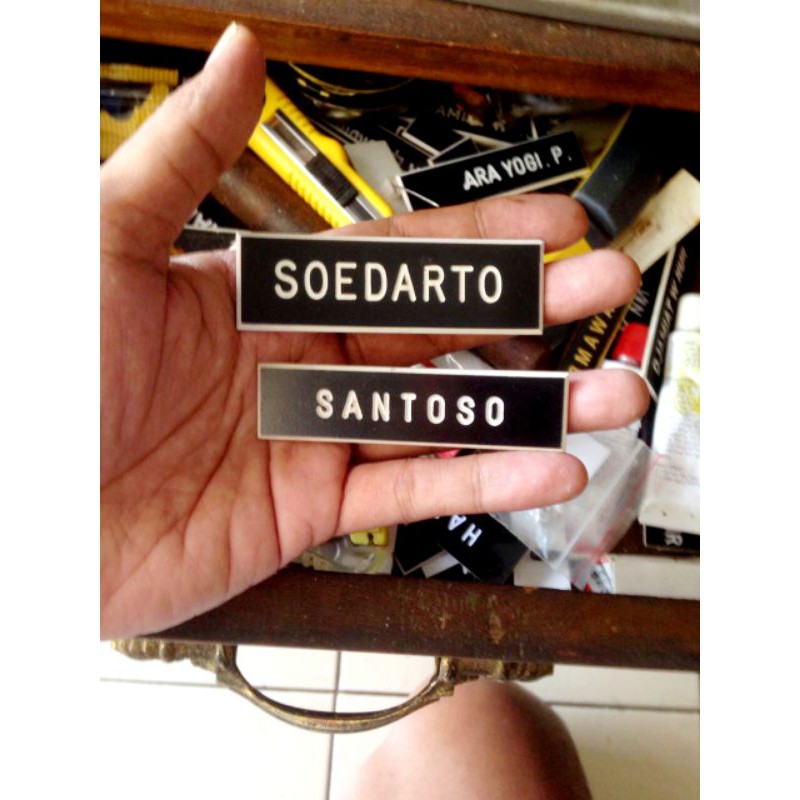 name tag nama dada bhayangkari persit PAKU KUPU