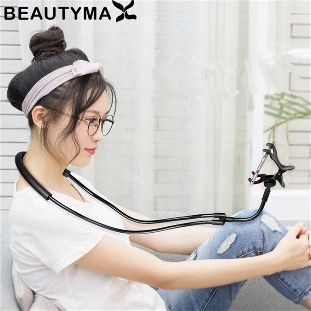 LAZY NECK HANPHONE Flexible Praktis 360 Rotation Stand Handphone Lazypod Multifungsional Ekonomis