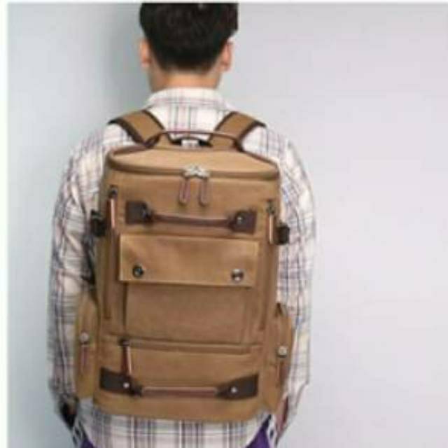 Tas Pria RDN 015 Distro Raindoz Bandung Ransel Punggung Backpack Cowok Keren Sek BRAN NB-Tp F7B5