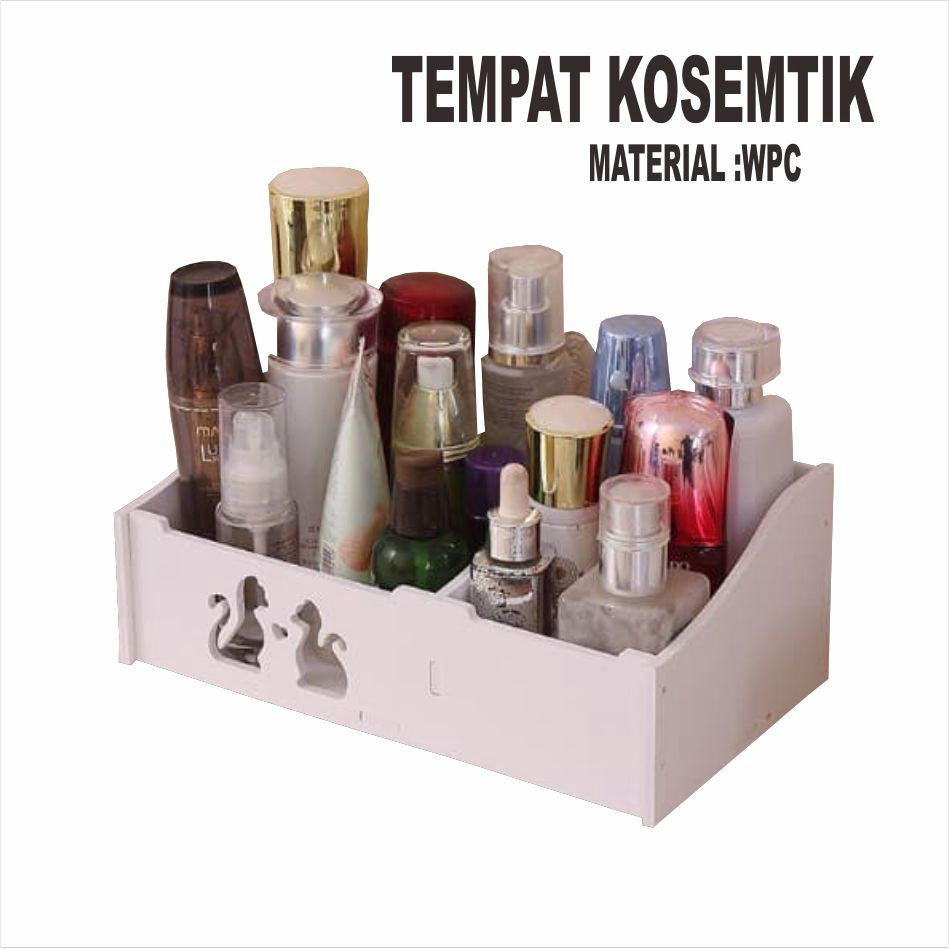 Queen_Fashions Kotak Makeup Storage Organizer Tempat Penyimpanan Kosmetik 1131