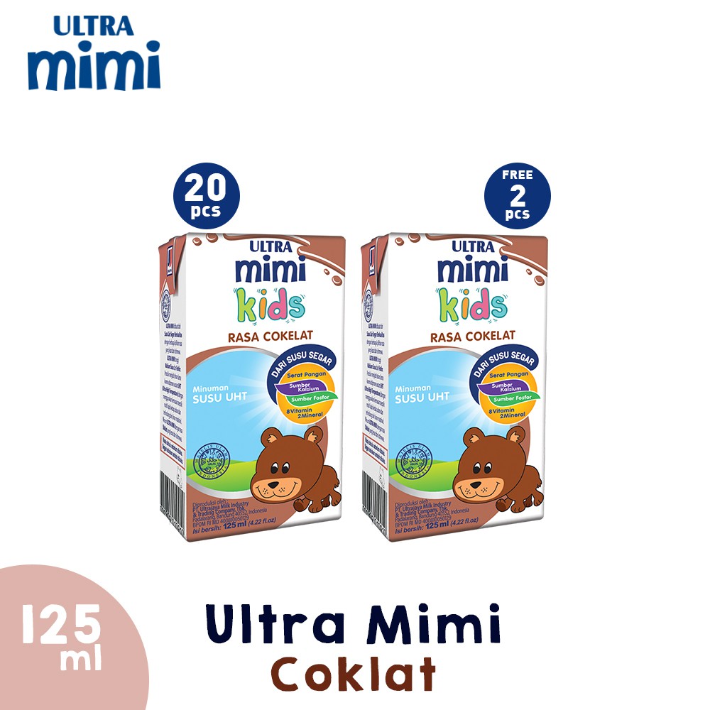 

Ultra Mimi Coklat - Paket Spesial Beli 20pcs Bonus 2pcs