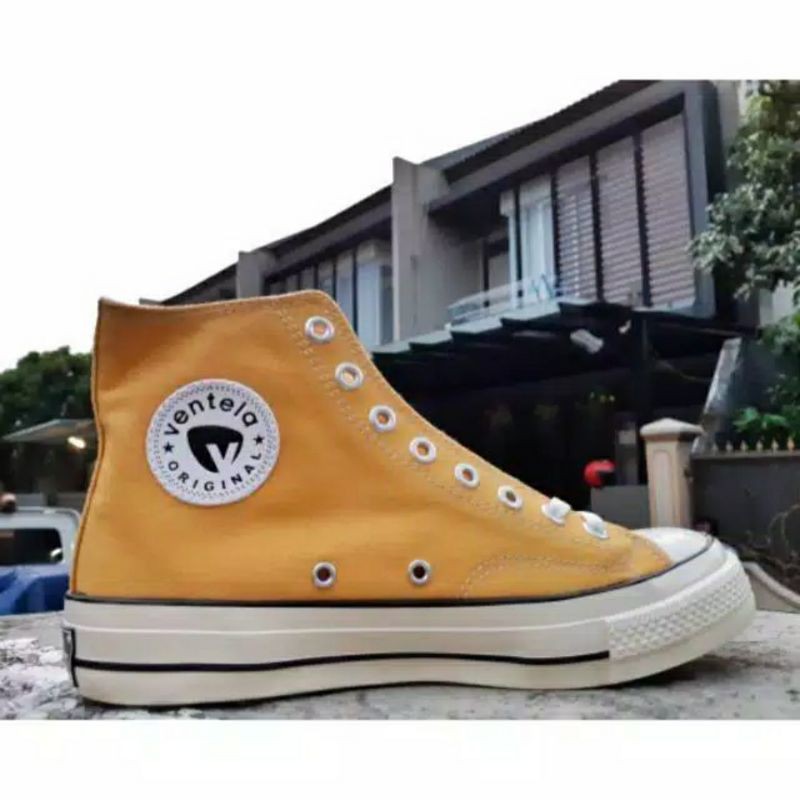 Sepatu Ventela Back to 70s SunFlower High Yellow (KUNING)
