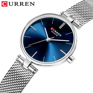 CURREN Jam Tangan Wanita Stainless Steel Mewah Stainless 