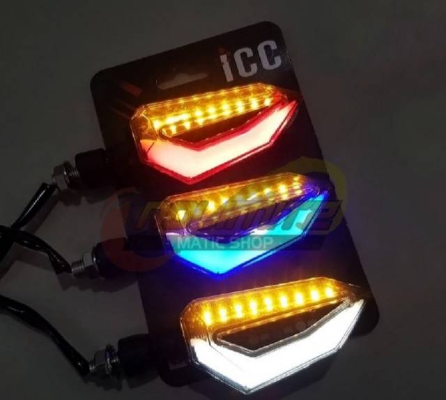 lampu led sein running motor I drl dan sein running