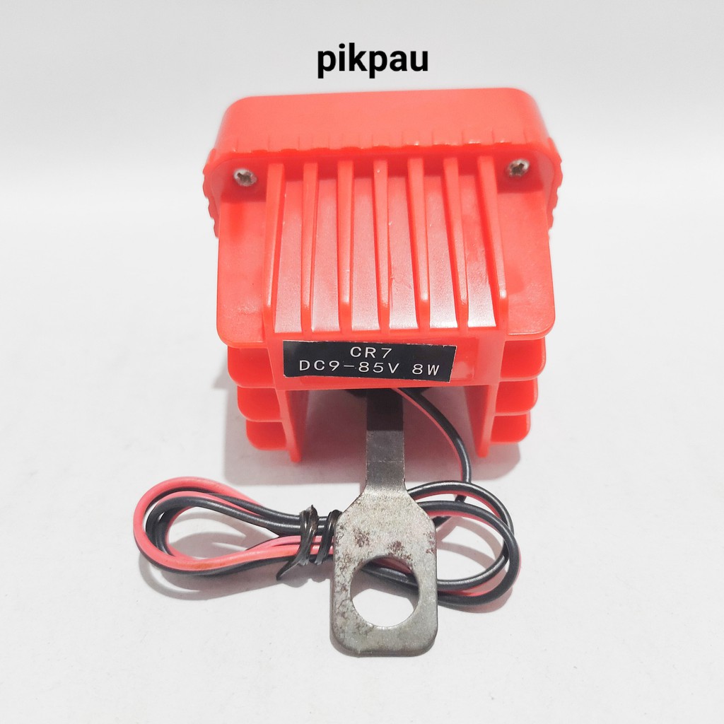 Lampu Tembak Mini Bracket Spion Cahaya Putih 4 Mata Kotak Breket Kotak 3 Mode Body Merah G1 BS