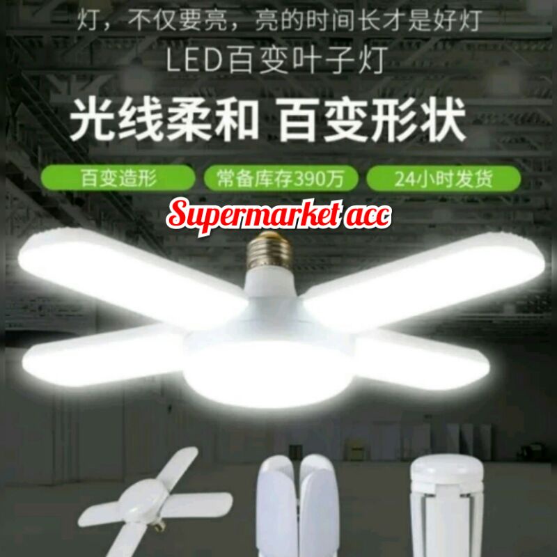 Lampu Led Bulb 4 Sayap 5in1 28 Watt