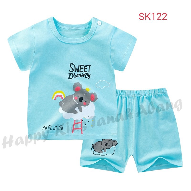 SETELAN ANAK PEREMPUAN / SETELAN ANAK IMPOR / SET KAOS CELANA ANAK / PAKAIAN RUMAH ANAK / 0-6TAHUN