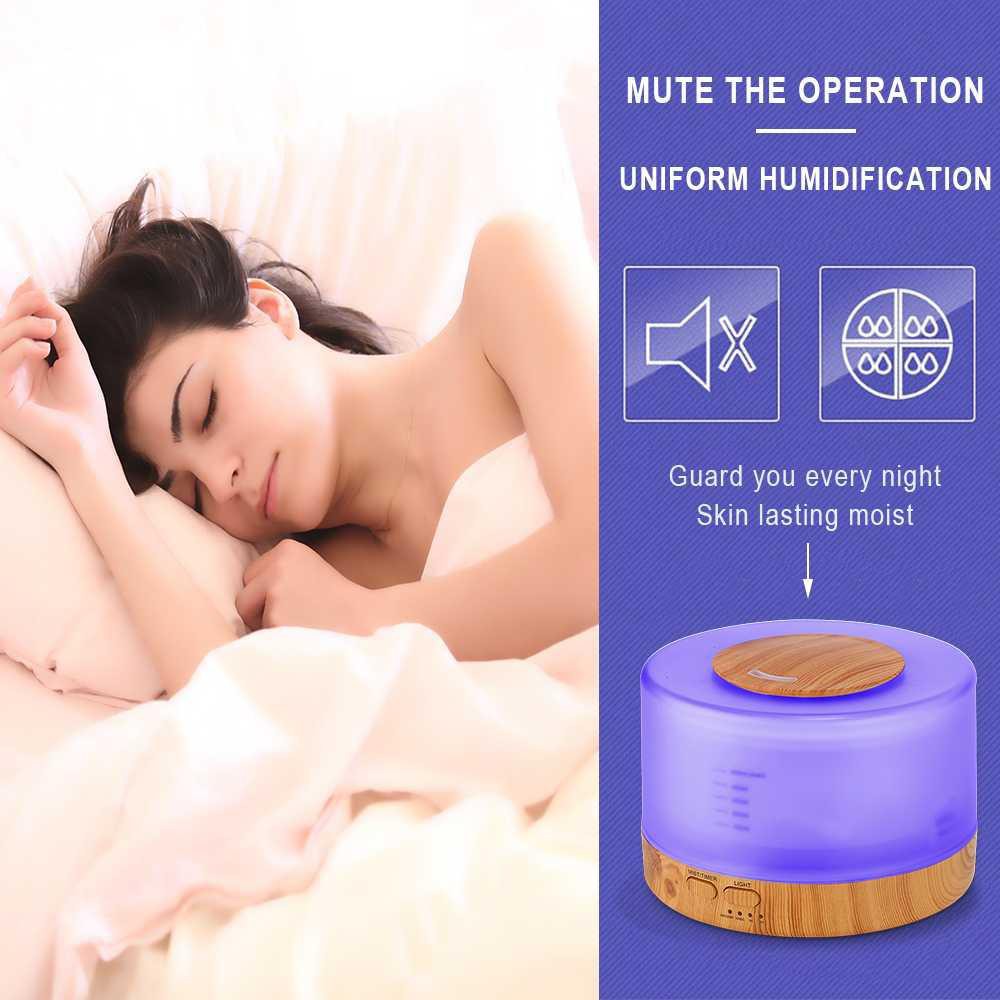 Diffuserlove Air Humidifier Aromatherapy 7 Color 500ml Remote - 2467 ( Mughnii )