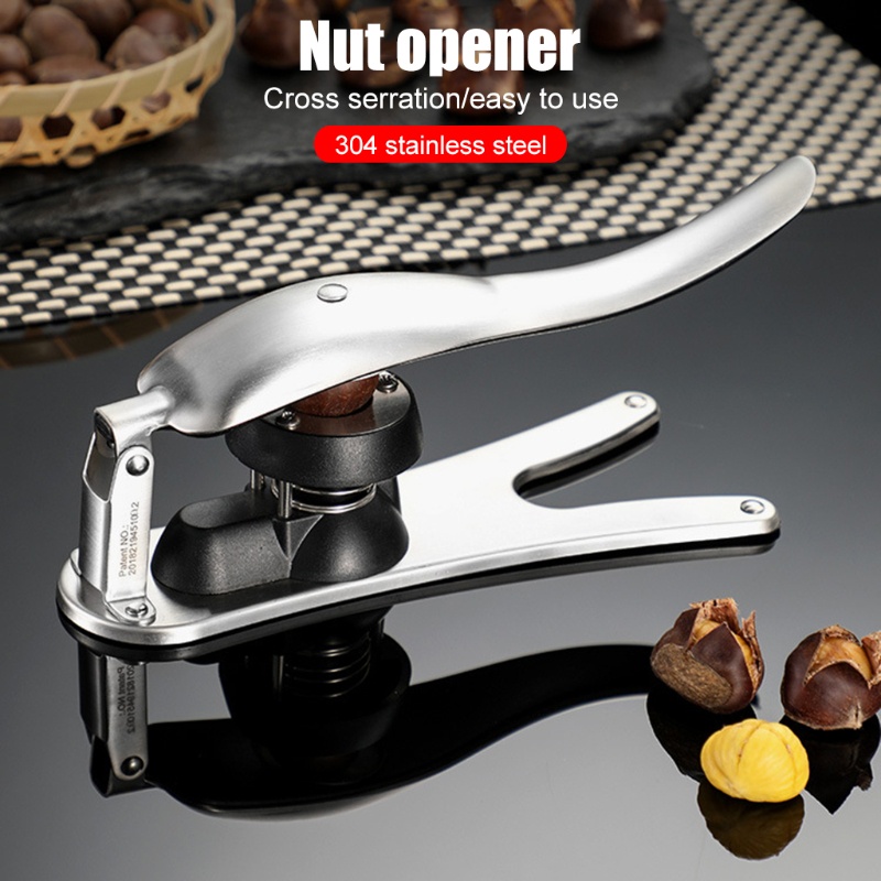 Alat Pembuka Kacang Kenari Chestnut Anti Karat Tahan Air Untuk Dapur