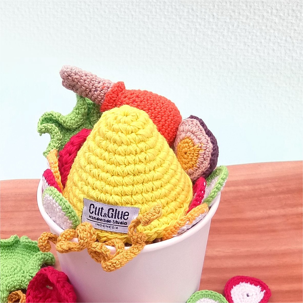 Kado Hadiah Ultah Mainan Anak Pretend Play Masak-masakan Nasi Tumpeng