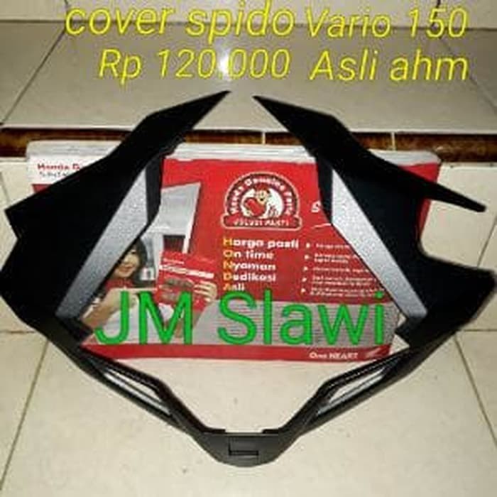 Jual cover spido vario 150 hitam asli ahm onderdil Diskon