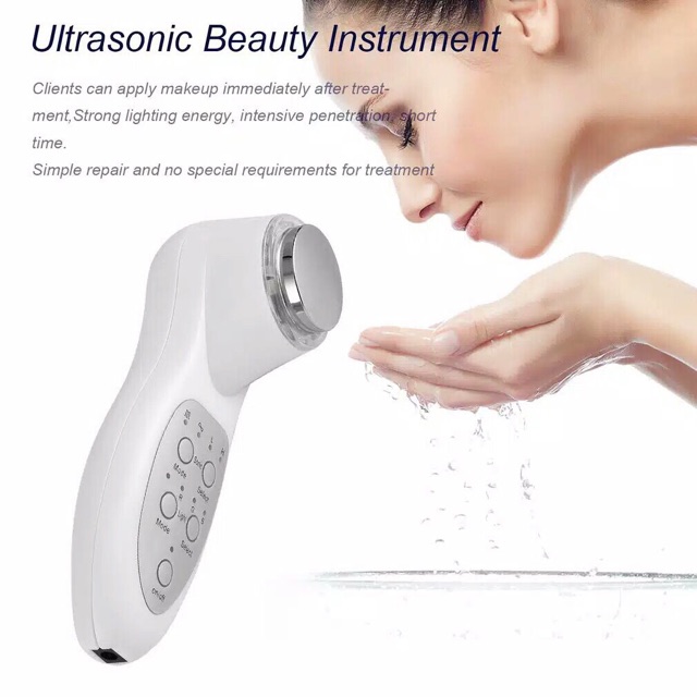 ORIGINAL 3in1 alat detox ultrasound Ultrasonic pdt photon 7 warna setrika wajah