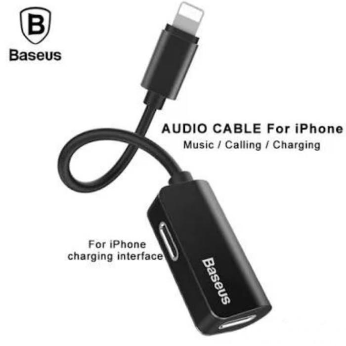 Baseus Splitter 2in1 Lightning iOS Audio & Charger