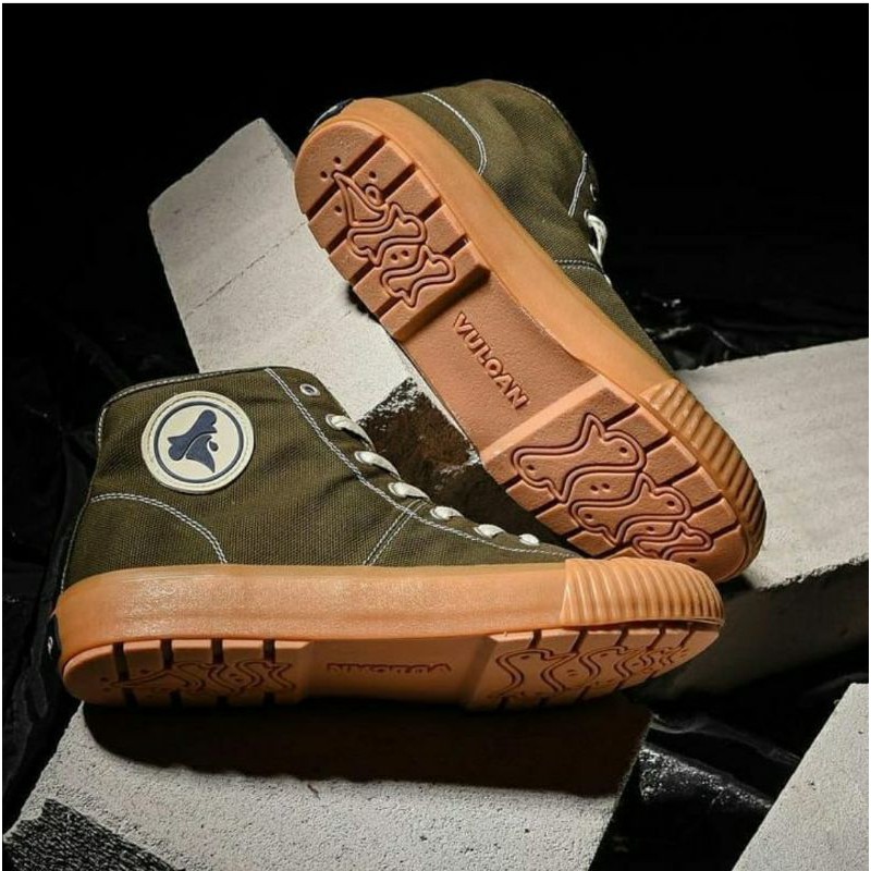 Brodo Vulcan Hi Olive Gumsole