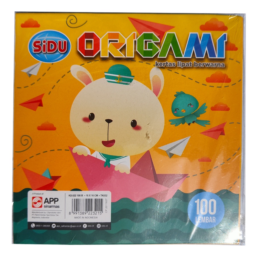 

Kertas Origami Sidu 100 Lembar