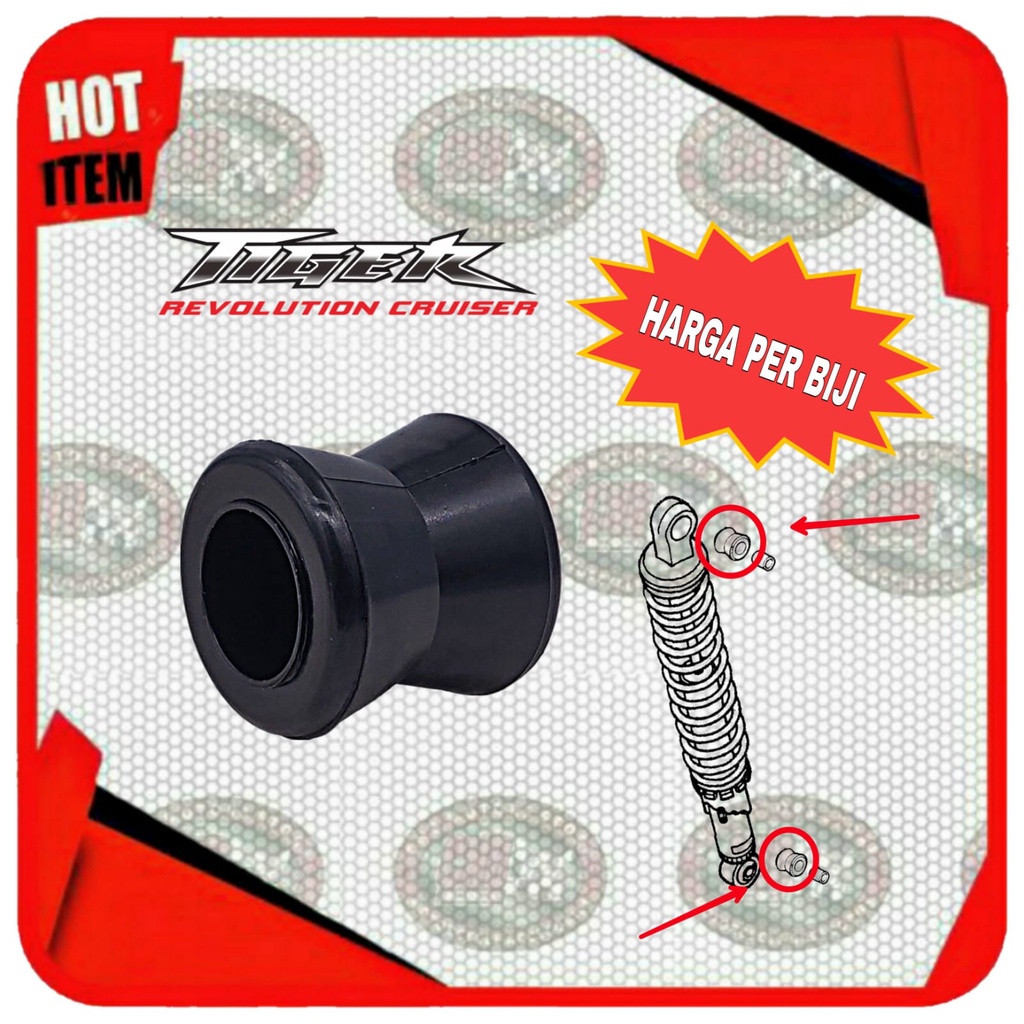Karet Baut Shock Skok Belakang Honda CB 100 | GL 100 | WIN | GLPRO | GLMAX | MEGAPRO | TIGER dsb