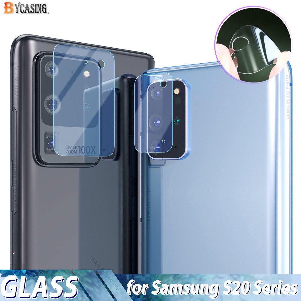 Pelindung Layar Belakang Lensa Kamera Belakang HD untuk Samsung Galaxy A02S A12 A11 A51 A71 A50 A30S Note 20 S21 S20 FE Ultra Note 10 Lite S10 Lite