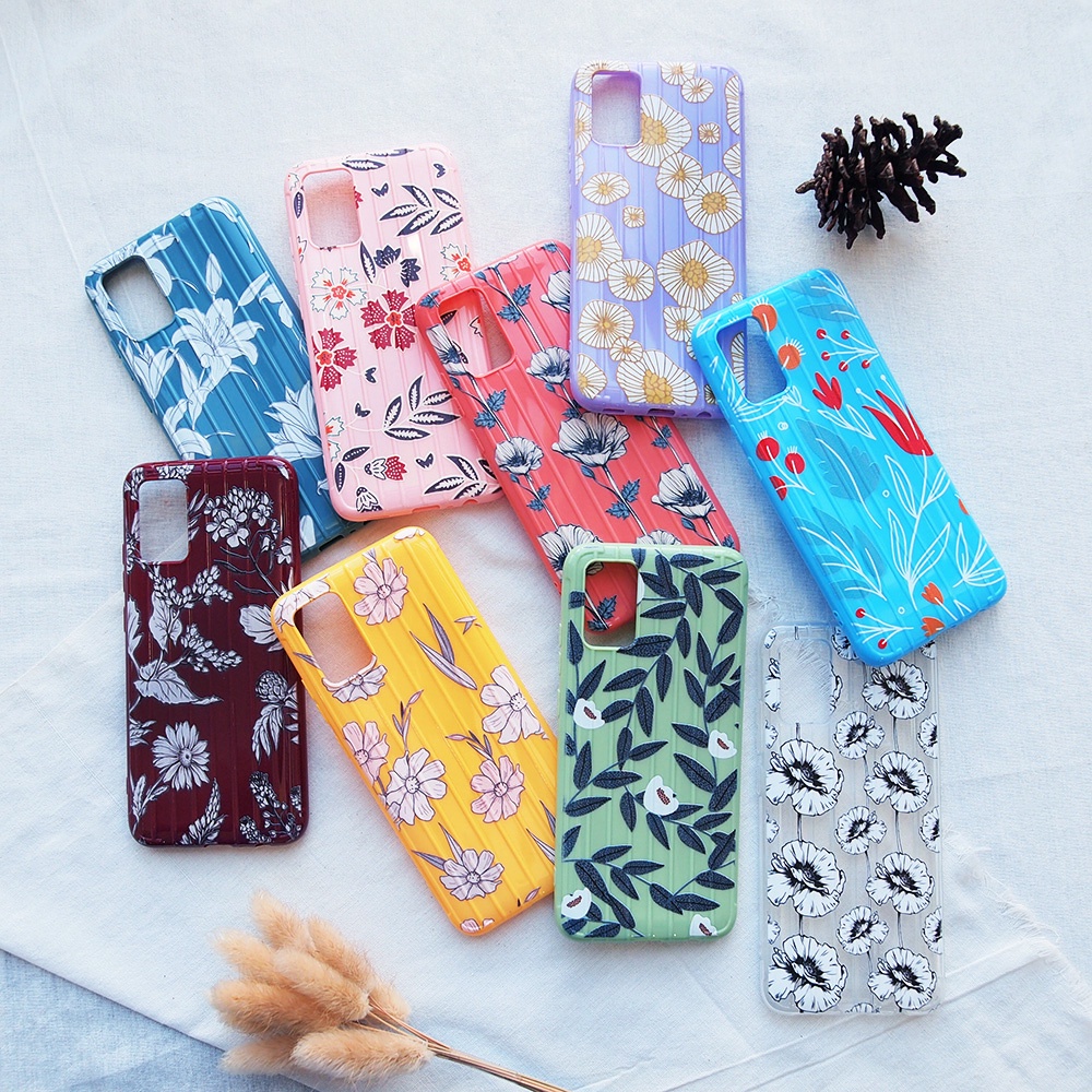 SOFTCASE SAMSUNG A01 CORE A02 A02S A10S A11 A20S A2IS A32 A50 A51 A52 A72 J2 PRIME CASE KOPER  MOTIF