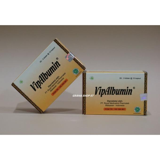 TERLARIS VipAlbumin Kapsul / Ekstrak Ikan Kutuk / Ikan Gabus