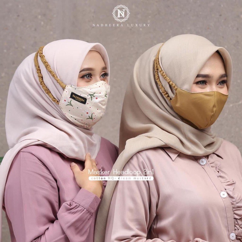 Masker Floral Masker Blaster Nadheera Luxury