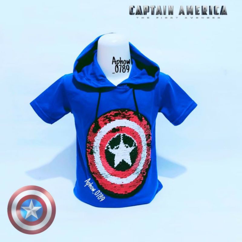 SEDANG DISKON KAOS HOODIE ANAK MOTIF SUPERHERO TERMURAH FOTO REALPICK