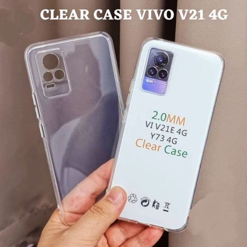 HD Clear Case Vivo V21 4g/V21 5g/Y12s/Y20/Y20i/Y20s Tebal 2.0mm Transparan Clear Case