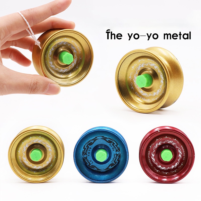 1pc Mainan Yoyo Profesional Bahan Aluminum Alloy Untuk Anak / Dewasa