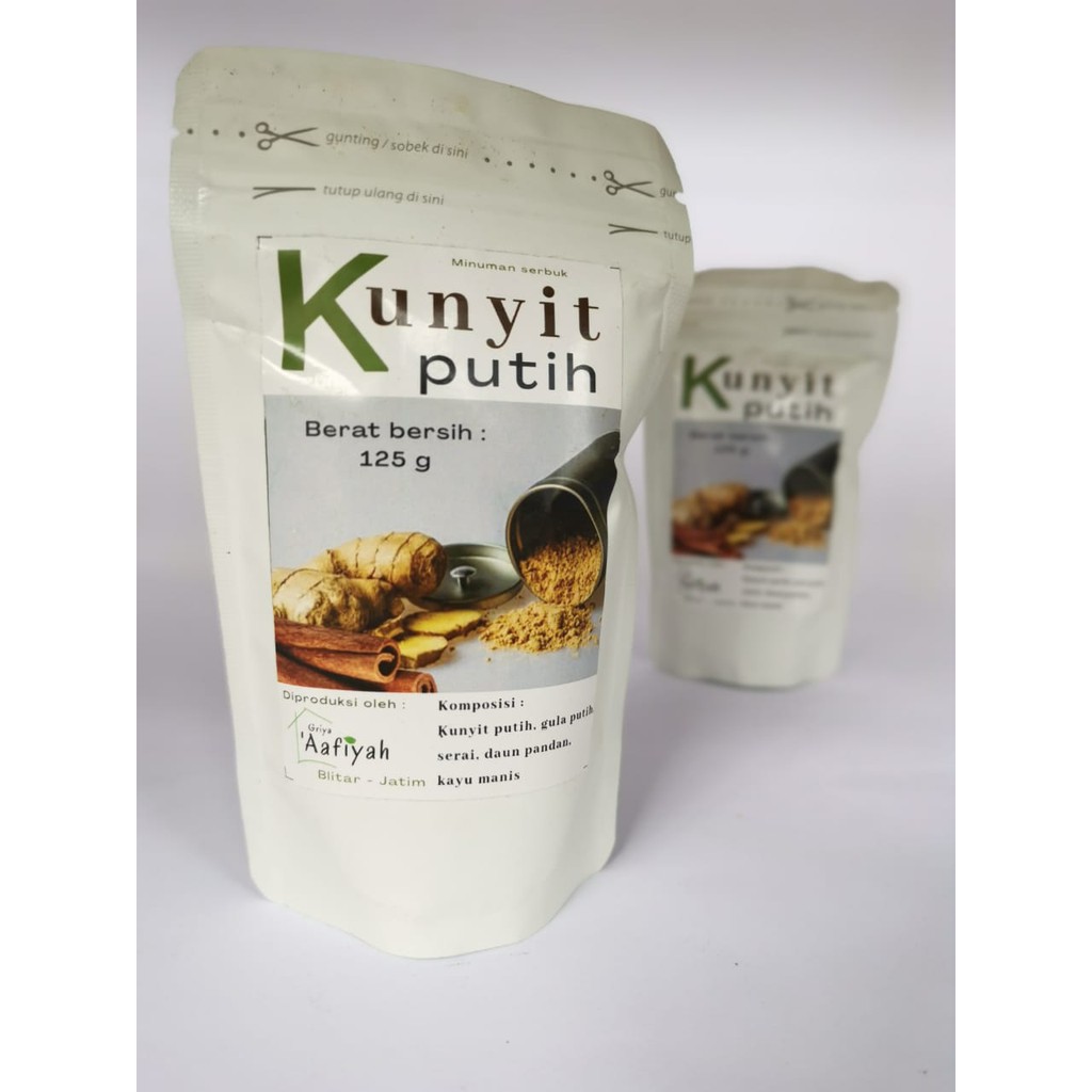 

Aemmart Bubuk Minuman Herbal Serbuk Kunyit Putih Griya 'Aafiyah 125 gram