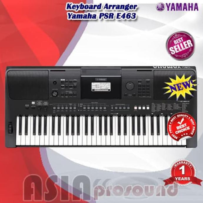 Terlaris  Yamaha PSR E463 / E 463 / E-463 61-key Portable Keyboard Sale