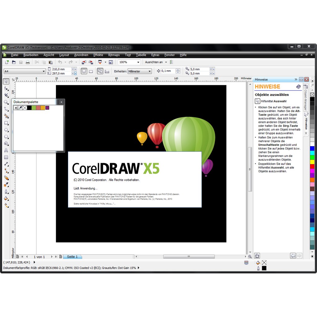 CORELDRAW GRAPHICS SUITE X5 2010 | Full Version | Include Cara Install