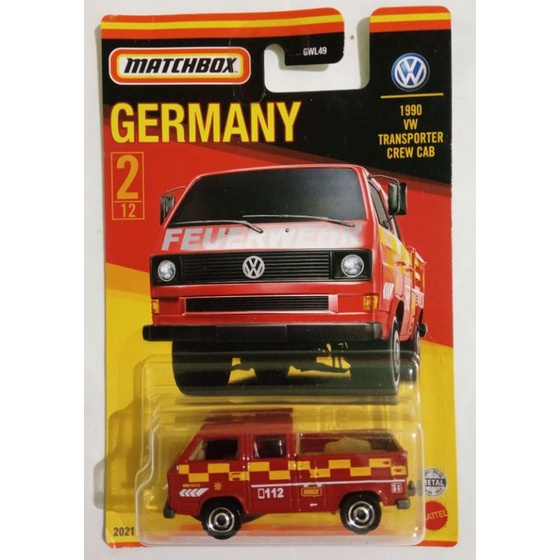 Matchbox VW Transporter Crew Cab Germany