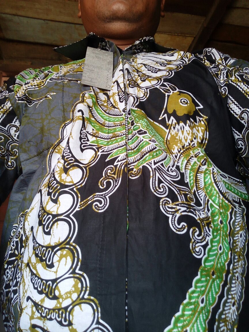 Batik Solo Setyo Prabu Cabut Pendek Kemeja Pria Katun Cabut Primisima