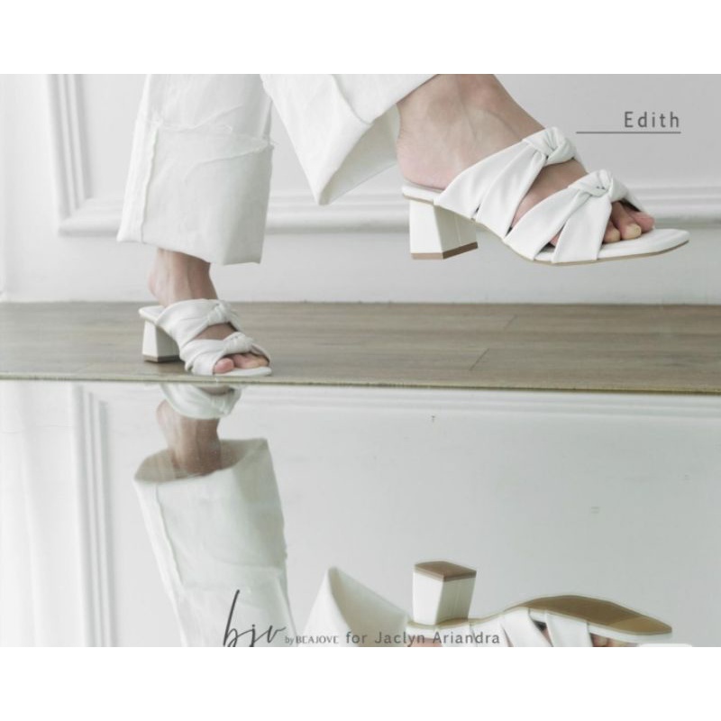 Beajove Edith White Sandal Under price