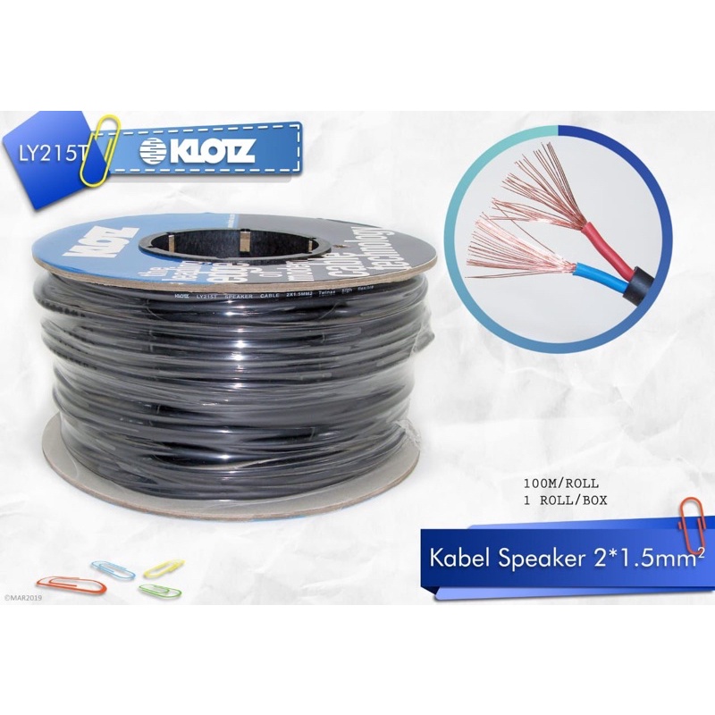 Kabel speaker Klotz LY215T