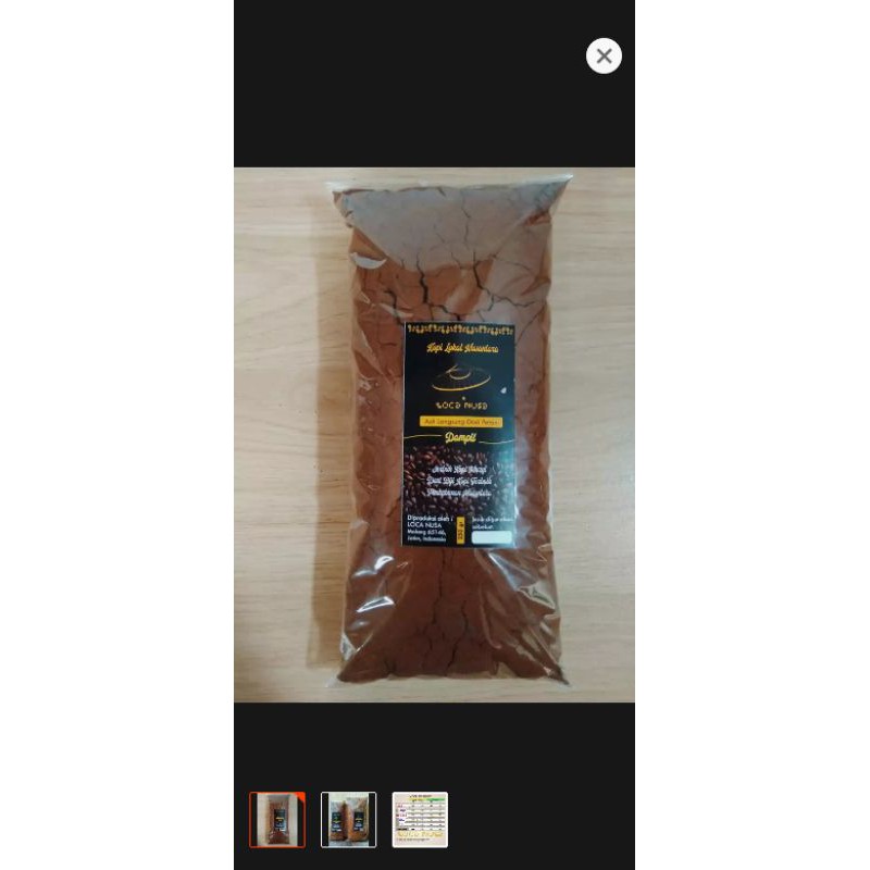 

kopi bubuk murni robusta 250 gram.