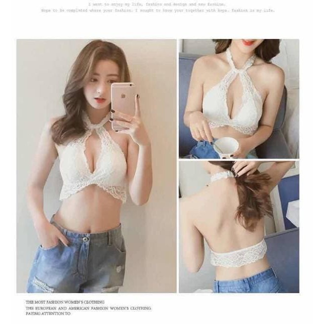 Jual Setelan Set Bra Celana Dalam Lace Bralette Cd Brukat Transparan Wanita Murah